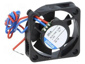 Fan: DC | axial | 25x25x8mm | 2.04m3/h | 5dBA | rolling | 6000rpm