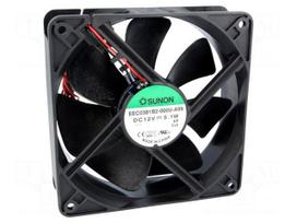 Fan: DC | axial | 12VDC | 120x120x38mm | 197.2m3/h | 44dBA | ball bearing