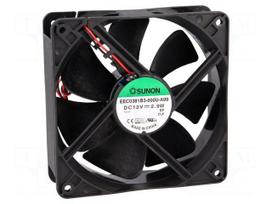 Fan: DC | axial | 12VDC | 120x120x38mm | 158m3/h | 37dBA | ball bearing