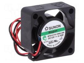 Fan: DC | axial | 12VDC | 25x25x10mm | 5.07m3/h | 16dBA | Vapo | 9600rpm