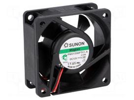 Fan: DC | axial | 12VDC | 60x60x25mm | 61.2m3/h | 43dBA | Vapo | Len: 300mm