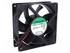 Fan: DC | axial | 12VDC | 120x120x38mm | 322.8m3/h | 54dBA | ball bearing