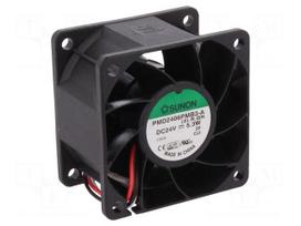 Fan: DC | axial | 24VDC | 60x60x38mm | 70.5m3/h | 47dBA | ball bearing