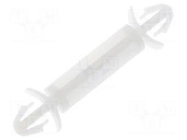 PCB distance | polyamide | L: 15mm | latch/latch | Colour: natural