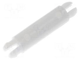 PCB distance | polyamide | L: 15mm | latch/latch | Colour: natural