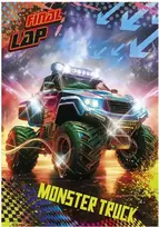 Transporto priemonės „Final Lap Monster Truck“ A/4 elastinis aplankas