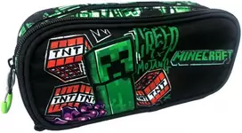 Minecraft Metro Art pieštukų dėklas su 2 skyriais, 23,5 cm