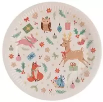 Riethmuller Europe Winter Woodland paptallerkner 23 cm