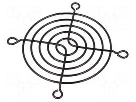 Guard | 70x70mm | Mat: metal | Mounting: screw | Colour: black