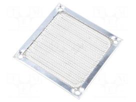 Guard | 80x80mm | Mat: metal | Mounting: screw | A: 83.82mm | B: 71.37mm