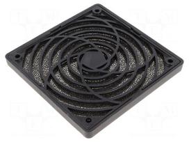 Guard | 120x120mm | Mat: plastic | Mounting: snap fastener,screw