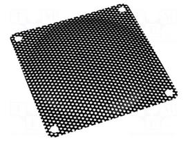 Guard | 92x92mm | Mat: metal | Mounting: screw