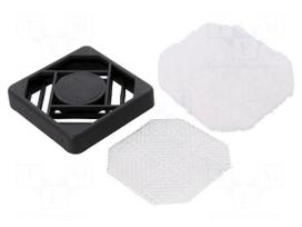Guard | 60x60mm | Mat: plastic | Mounting: screw | A: 60mm | B: 6mm | D: 64mm
