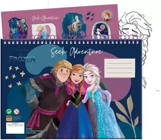 „Disney Frozen Explore“ A/4 spiralinė eskizų knygelė su 40 lapų ir lipdukais