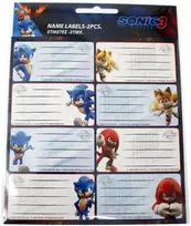 „Sonic the Hedgehog Hype Man“ 16 dalių užrašų knygelės etikečių rinkinys