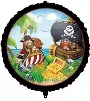 Folinis balionas „Piratų sala“, 46 cm