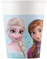 „Disney Frozen“ idiliškos stebuklų popierinių puodelių pakuotė, 8 vnt., 200 ml, FSC