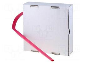 Heat shrink sleeve | glueless | 2: 1 | 3.2mm | red | polyolefine