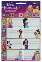 Disney Princess užrašų knygelės etiketės su lipdukais, 16 vnt.
