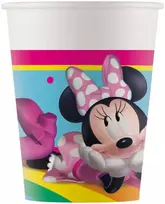 Disney Minnie Makes Me Smile popieriniai puodeliai 8 vnt. 200 ml FSC