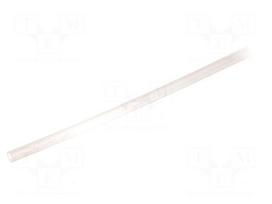 Heat shrink sleeve | 2: 1 | 3.18mm | L: 1.2m | transparent | polyolefine