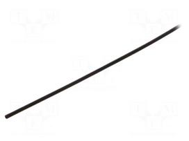 Heat shrink sleeve | 2: 1 | 1.17mm | L: 1.2m | black | polyolefine