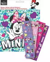 „Disney“ Minnie stiliaus lipdukų albumas su 50 lipdukų
