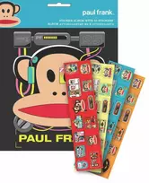 Paul Frank Beždžionių lipdukų albumas su 50 lipdukų