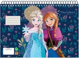 „Disney Frozen“ spiralinis eskizų sąsiuvinis, A/4, 30 lapų