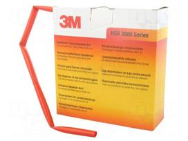 Heat shrink sleeve | glueless,thin walled | 3: 1 | 9mm | L: 7m | red