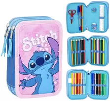 CERDÁ Disney Stitch trigubas pieštukų dėklas