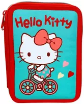 Hello Kitty Sweetheart dviejų lygių užpildytas pieštukų dėklas