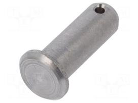 Clevis pin | steel | BN: 483 | Ø: 8mm | L: 22mm | DIN: 1434 | V: with hole