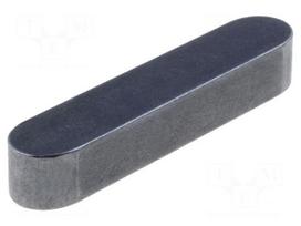 Parallel key | BN: 870 | DIN: 6885 | Mat: carbon steel | W: 6mm | H: 6mm