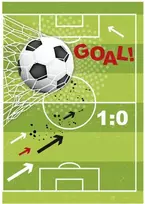 Futbolo aikštės A/4 elastinis aplankas