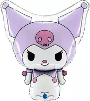Hello Kitty Kuromi folijos balionas 61 cm