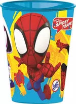 Žmogaus-voro komandos „Spidey“ plastikinis puodelis 260 ml