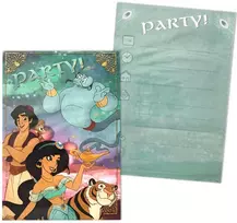 Disney Aladino vakarėlio kvietimas