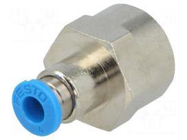 Push-in fitting | threaded,straight | G 1/4" | inside | -0.95÷6bar