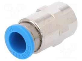 Push-in fitting | threaded,straight | -0.95÷6bar | Thread: G 1/4"