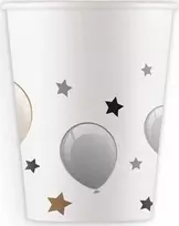 GoDan Su gimtadieniu Popieriniai puodeliai 200ml 8vnt