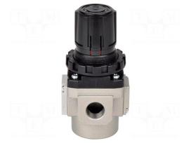 Compressed air regulator | G 3/8" | inside | 1600l/min | aluminium