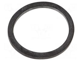 Gasket | rubber | Thk: 3mm | Øint: 37mm | Øout: 43.5mm | PG29
