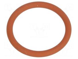 O-ring gasket | VMQ | Thk: 1.5mm | Øint: 12mm | PG9 | red | -60÷250°C