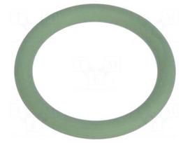 O-ring gasket | FPM | Thk: 1.5mm | Øint: 10mm | M12 | green | -40÷200°C