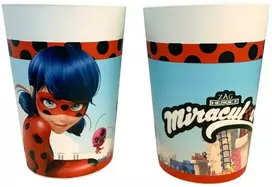 „Miraculous Ladybug Hero“ plastikinių puodelių rinkinys, 2 dalys, 230 ml