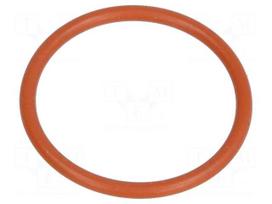 O-ring gasket | VMQ | Thk: 1.5mm | Øint: 18mm | PG16 | red | -60÷250°C