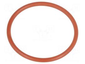 O-ring gasket | VMQ | Thk: 2mm | Øint: 29mm | M32 | red | -60÷250°C