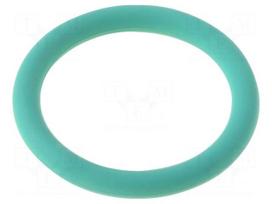 O-ring gasket | FKM | Thk: 1.5mm | Øint: 10mm | PG7 | green | -20÷200°C