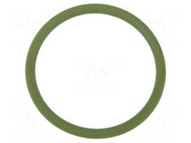 O-ring gasket | FKM | Thk: 2mm | Øint: 9mm | M12 | green | -20÷200°C
